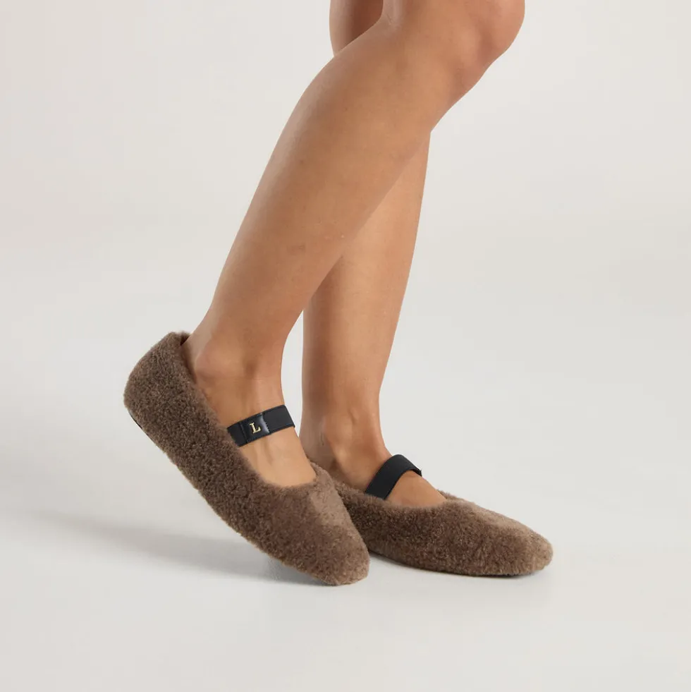 Allegra Ballet Flats - Mink
