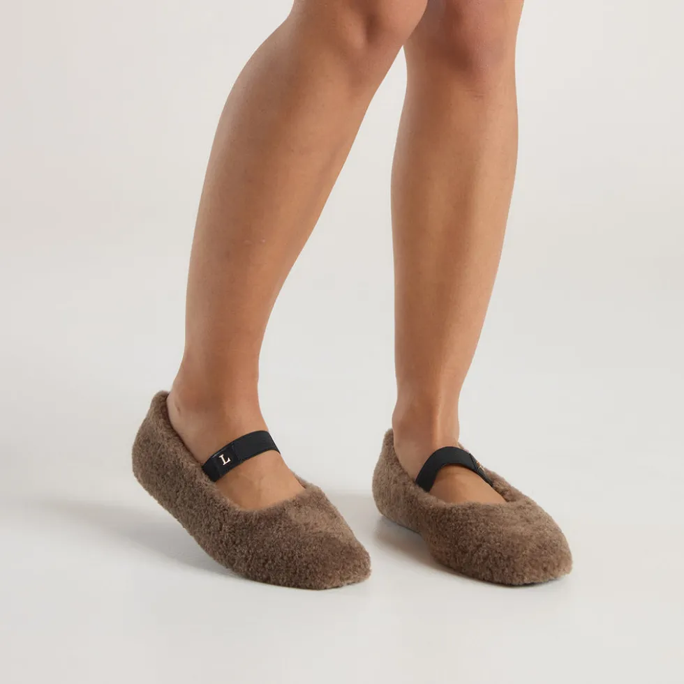 Allegra Ballet Flats - Mink