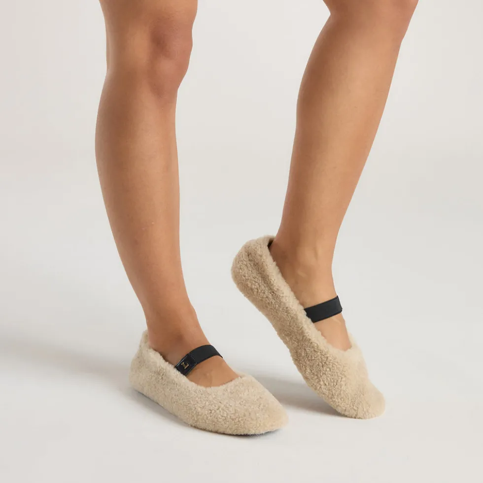 Allegra Ballet Flats - Natural
