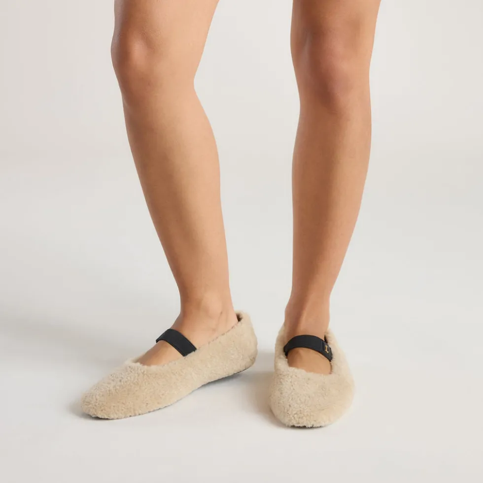 Allegra Ballet Flats - Natural
