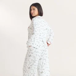 Alpine Dreams Pajama Shirt - Ski Print