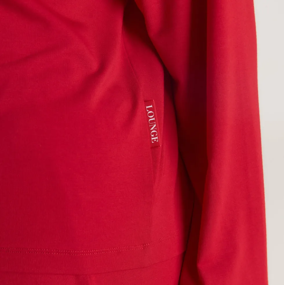 Alpine Dreams Pajama Shirt - Red