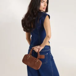 Annika Bowling Bag - Brown