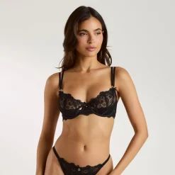Arabella Balcony Bra - Black