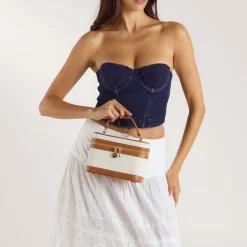 Arlowe Box Bag - Beige