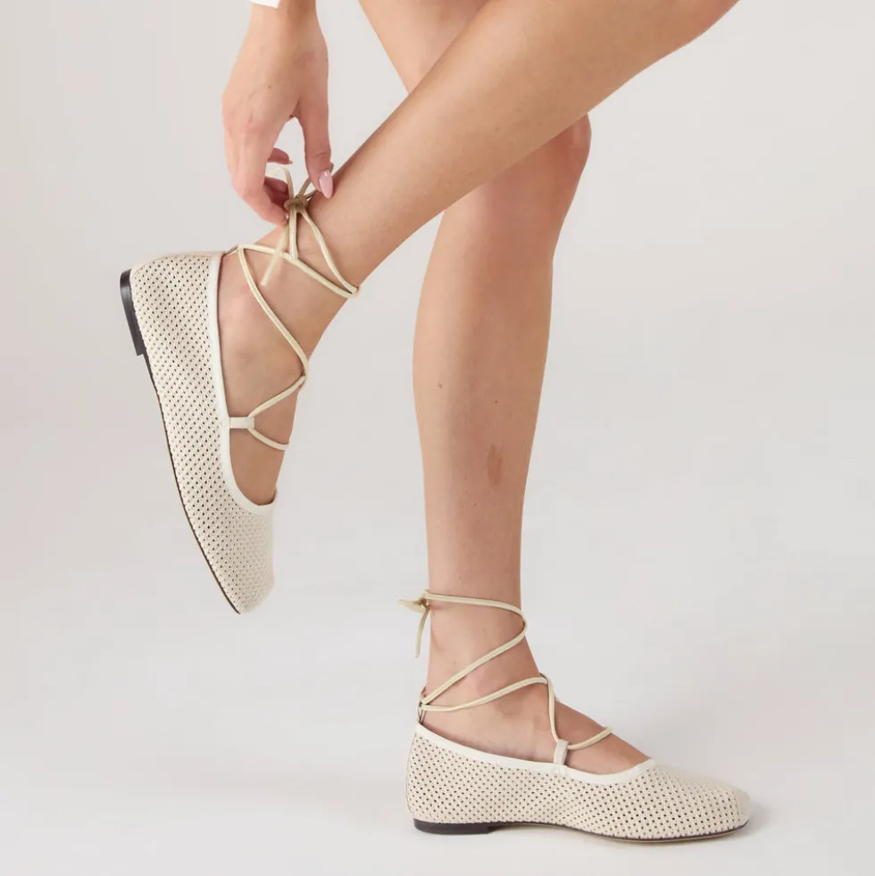 Athena Ballet Flats - Off White