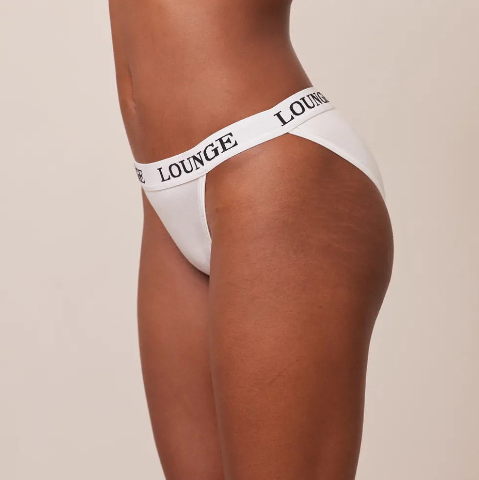 Bamboo Triangle Briefs - All White