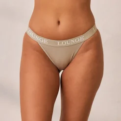 Bamboo Triangle Briefs - Oat