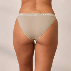 Bamboo Triangle Briefs - Oat