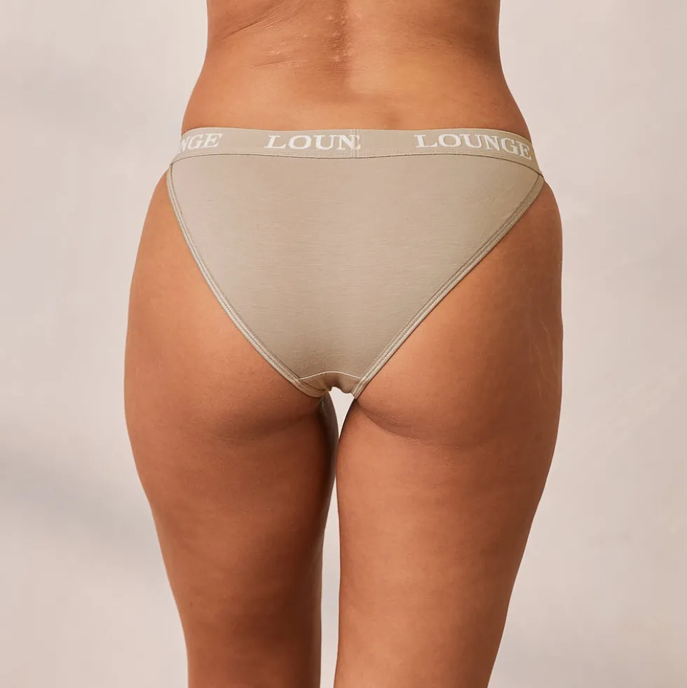 Bamboo Triangle Briefs - Oat