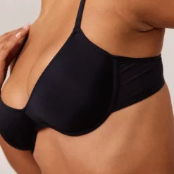 Barely There Plunge Bra - Black