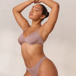 Barely There Plunge Bra - Mauve