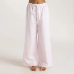 Bloom & Stripe Pajama Pants - Pink