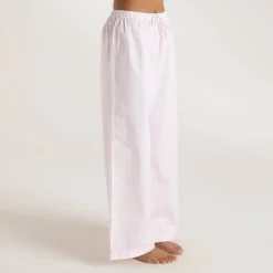 Bloom & Stripe Pajama Pants - Pink