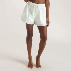 Bloom & Stripe Pajama Shorts - Sage