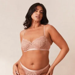 Blossom Balcony Bra - Dusty Rose