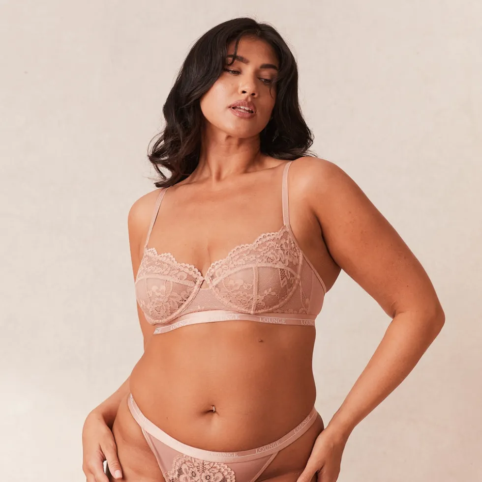 Blossom Balcony Bra - Dusty Rose
