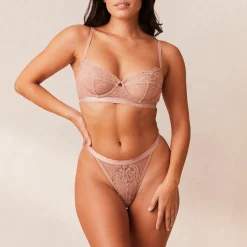 Blossom Balcony Bra - Dusty Rose
