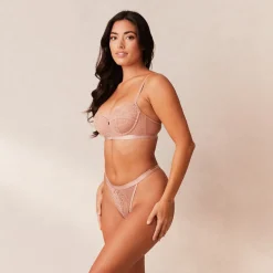 Blossom Balcony Bra - Dusty Rose