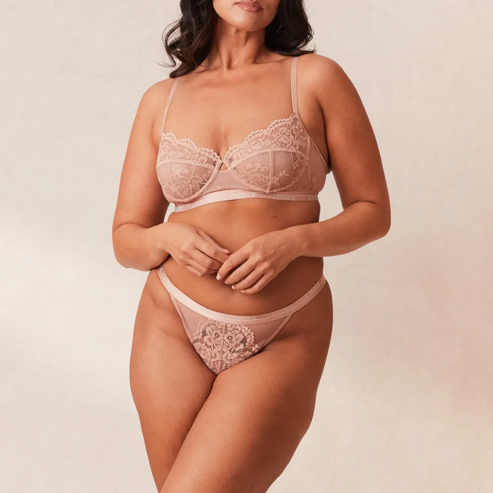 Blossom Balcony Bra - Dusty Rose