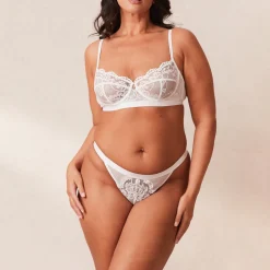 Blossom Balcony Bra - White