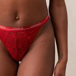 Blossom Thong - Maroon