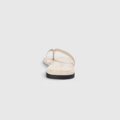 Brielle Flip Flops - Cream