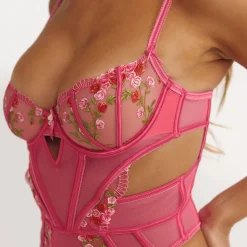 Camellia Bodysuit - Pink