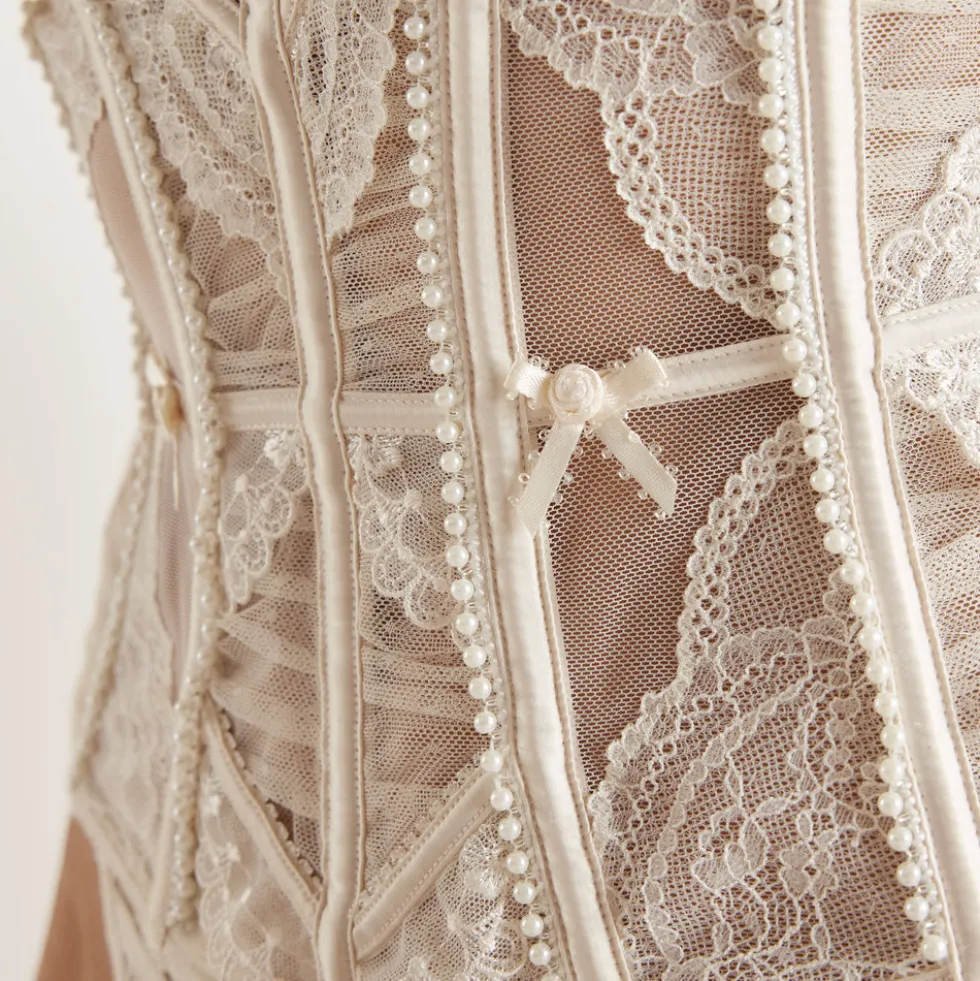 Christina Intimates Corset (Set) - Ivory