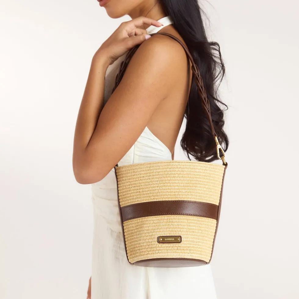 Cleo Bucket Bag - Beige