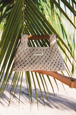 Clover Clutch Bag - Cream