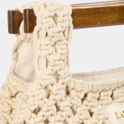 Clover Clutch Bag - Cream
