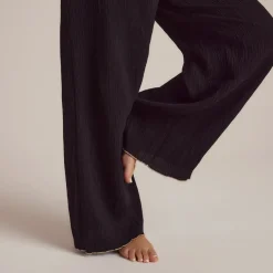 Crinkle Pajama Pants - Black