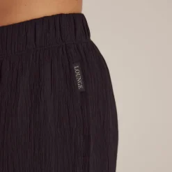 Crinkle Pajama Pants - Black