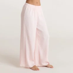 Crinkle Pajama Pants - Pink
