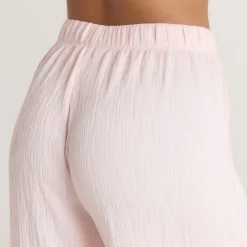Crinkle Pajama Pants - Pink