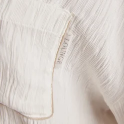 Crinkle Pajama Shirt - White