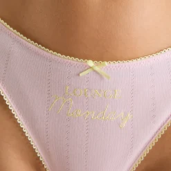 Days of the Week Thongs (7-Pack) - Multicolour Pastel