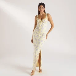 Eledora Corset Top - Yellow