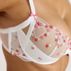 Elysia Balcony Bra - White