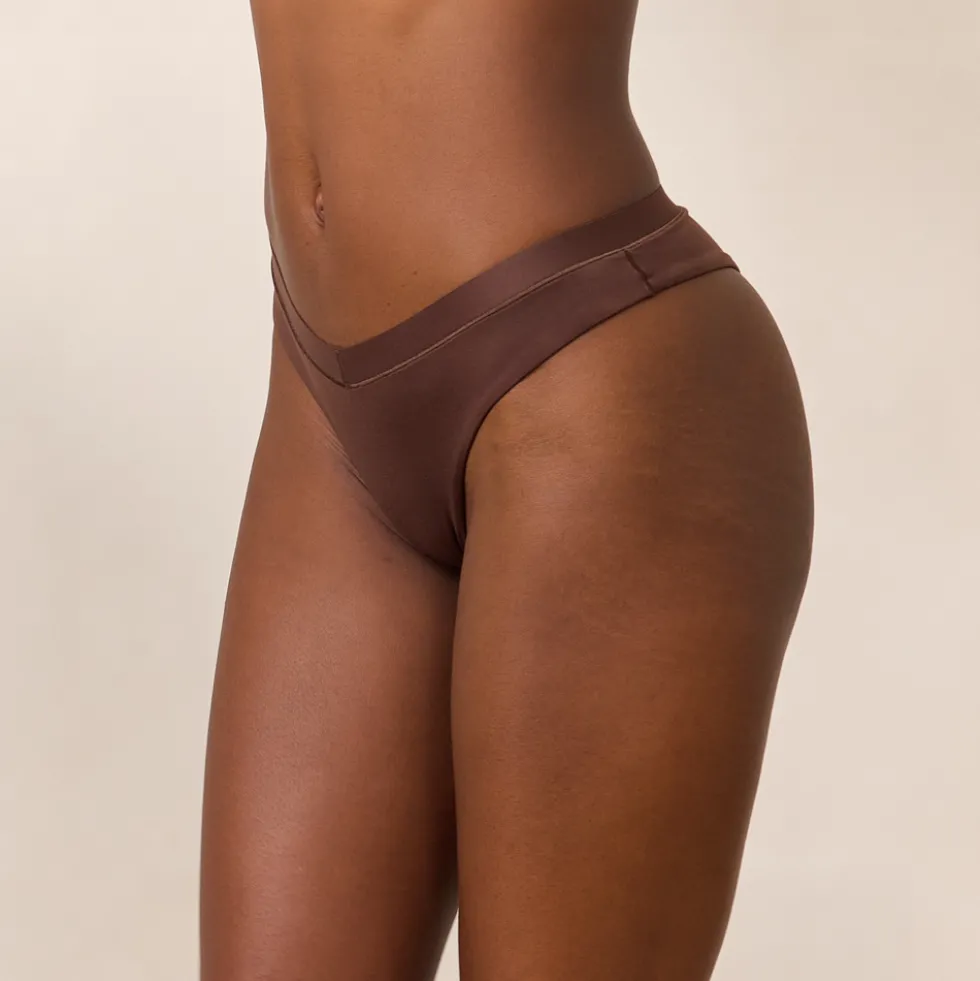 Everyday Comfort Brazilian Briefs - Cocoa