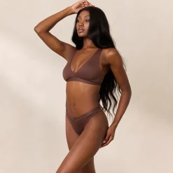 Everyday Comfort Triangle Bra - Cocoa