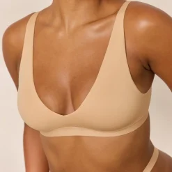 Everyday Comfort Triangle Bra - Sand
