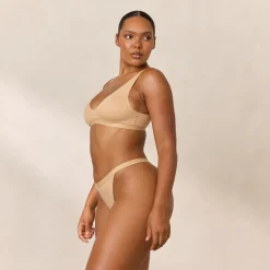 Everyday Comfort Triangle Bra - Sand