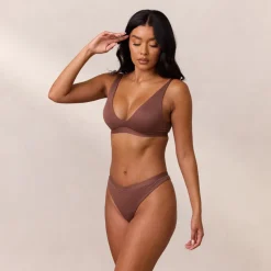 Everyday Comfort Triangle Bra - Nutmeg