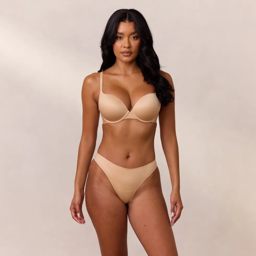 Everyday High Push-Up Bra - Sand