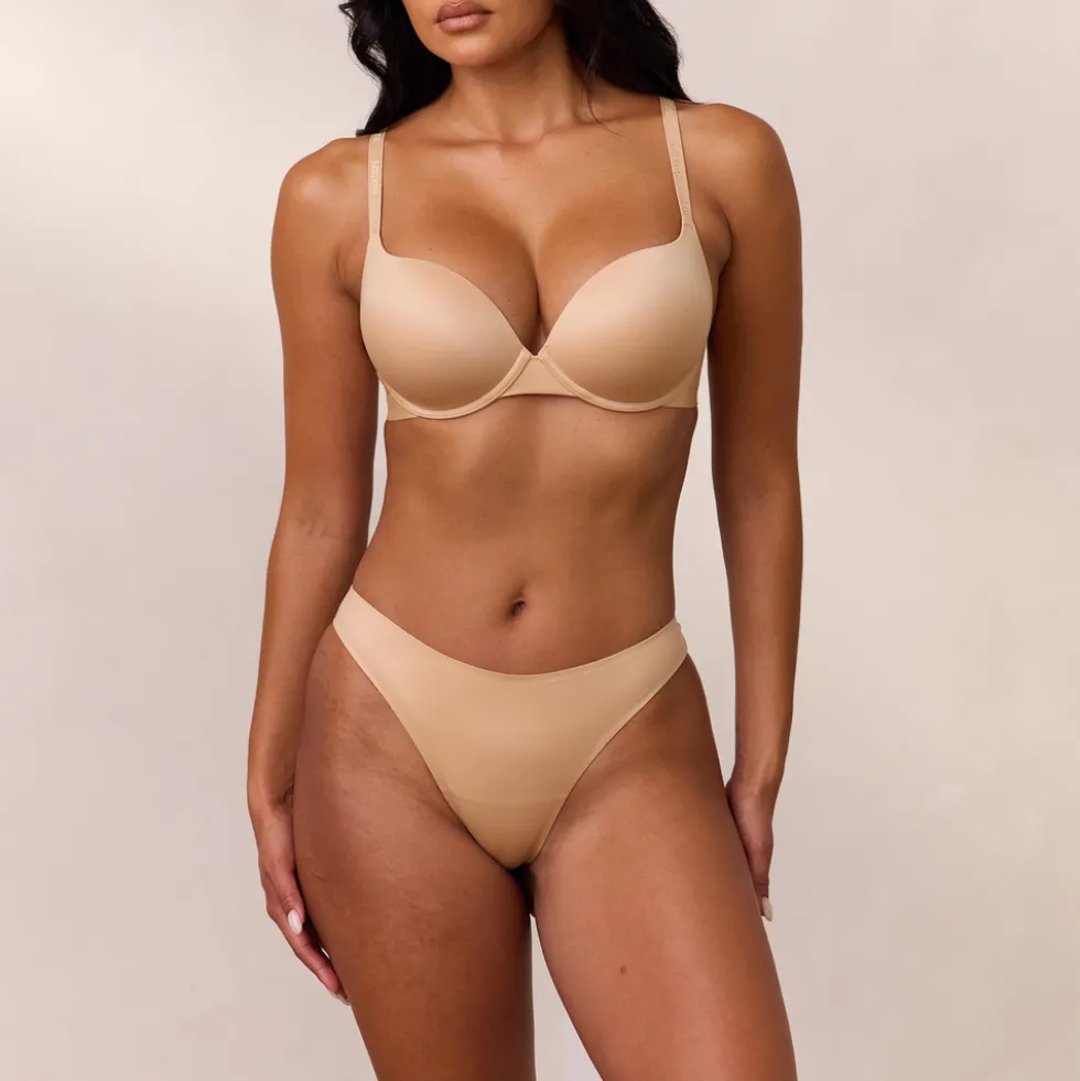 Everyday High Push-Up Bra - Sand