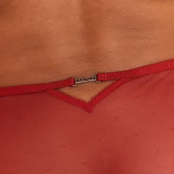 Flirt Balcony Bra & G-string/Briefs Set - Maroon