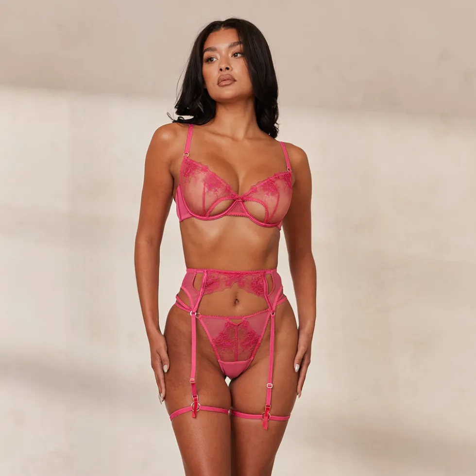 Florence Intimates Set - Hot Pink
