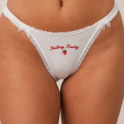 Fruity 'Feeling Fruity' Briefs - White